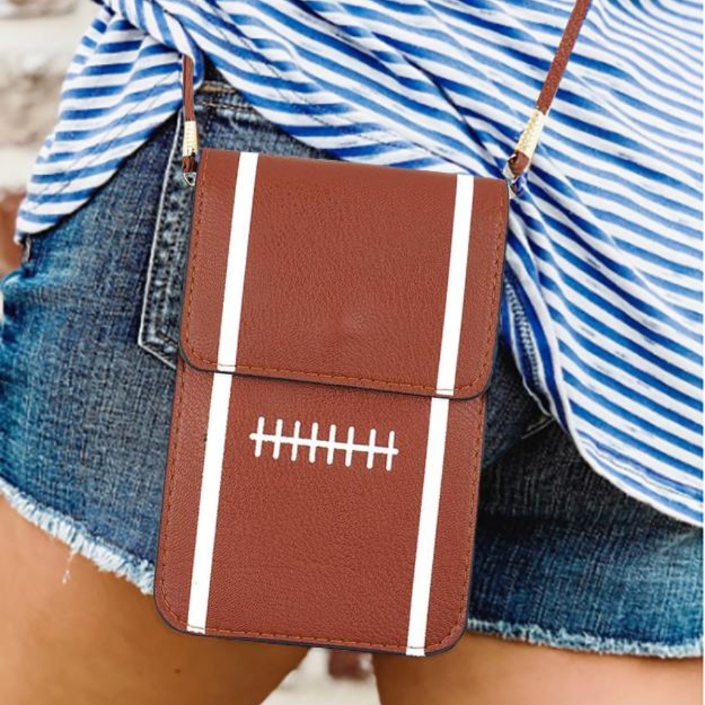 Touchscreen Football CellCrossbody Bag
